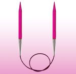 akril/m�anyag k�rk�t�t� 80 cm, 7 mm-es Knit pro