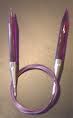 akril/m�anyag k�rk�t�t� 80 cm, 8 mm-es Knit pro