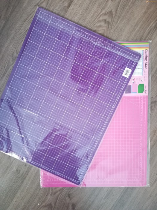 patchwork vágólap 45x60, pink-lila