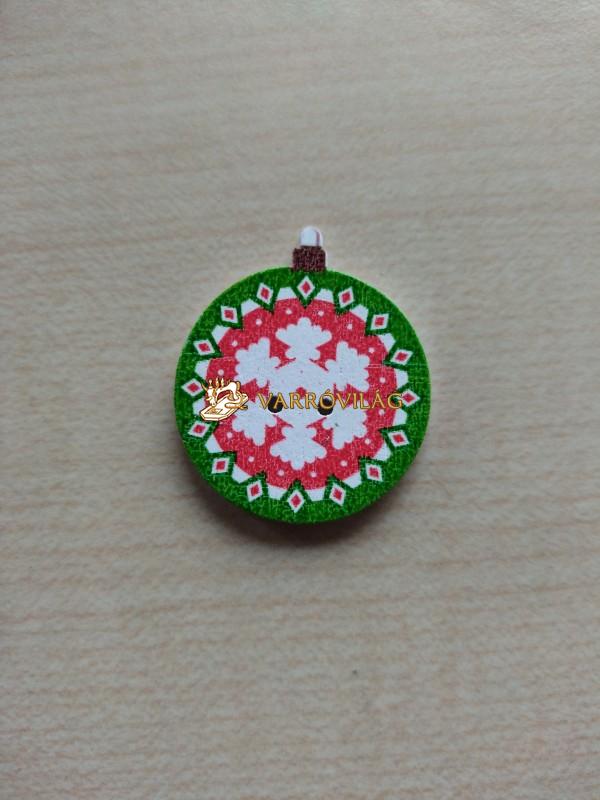 Fagomb karácsonyi gömb, 28 mm