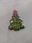 Fagomb díszített karácsonyfa, 35 mm
