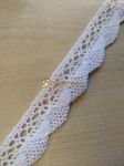 pamut csipke 22 mm széles
